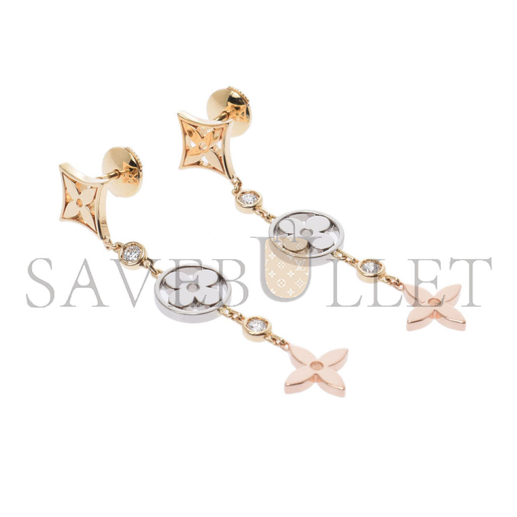 LOUIS VUITTON IDYLLE BLOSSOM 18K EARRINGS Q96300